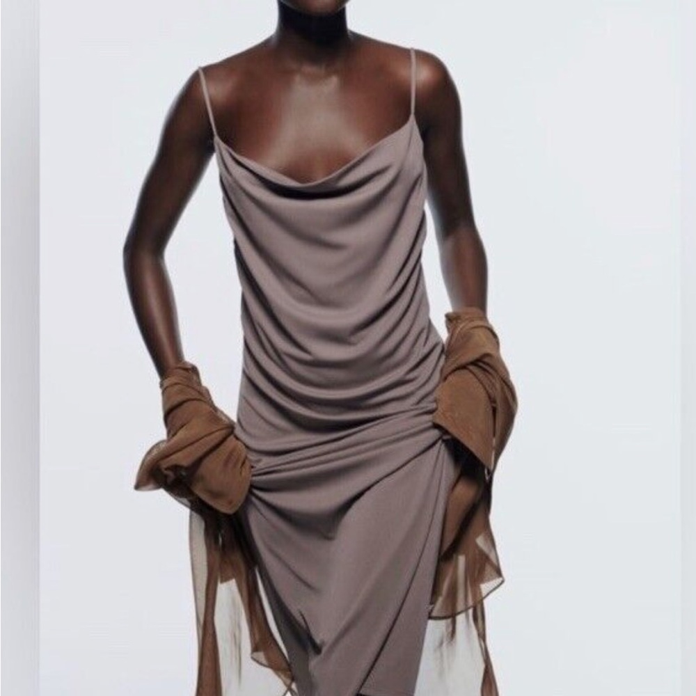 Elegant Brown Dress